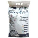 Happy4pets Doğal İnce Taneli Lavantalı 10 lt Kedi Kumu