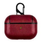 HappyCase Apple Airpods Pro 2.nesil Kulaklık Koruma Pu Deri Kılıf Kırmızı - Bordo