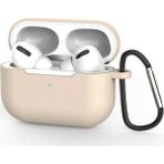 HappyCase Apple Airpods Pro Kulaklık Kılıfı Silikon Kılıf - Stone