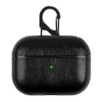 HappyCase Apple Airpods Pro Kulaklık Koruma Pu Deri Kılıf Siyah