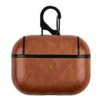 HappyCase Apple Airpods Pro Kulaklık Koruma Pu Deri Kılıf Taba - Koyu Kahverengi