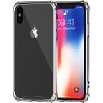 HappyCase Apple iPhone Xs Kapak Köşe Korumalı Airbag Antishock Silikon Kılıf - Şeffaf