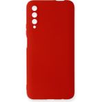 HappyCase Huawei P Smart Pro / Y9S Kılıf Yumuşak Silikon Kılıf - Kırmızı