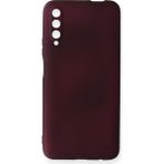 HappyCase Huawei P Smart Pro / Y9S Kılıf Yumuşak Silikon Kılıf - Mürdüm