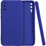 HappyCase Huawei P Smart S Kılıf Yumuşak Silikon Kılıf - Lacivert