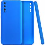 HappyCase Huawei P Smart S Kılıf Yumuşak Silikon Kılıf - Mavi