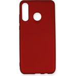 HappyCase Huawei P30 Lite Kılıf Yumuşak Silikon Kılıf - Bordo
