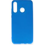 HappyCase Huawei P30 Lite Kılıf Yumuşak Silikon Kılıf - Mavi