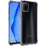 HappyCase Huawei P40 Lite Kapak Köşe Korumalı Airbag Antishock Silikon Kılıf - Şeffaf