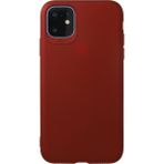 HappyCase iPhone 11 Kılıf Yumuşak Silikon Kılıf - Bordo