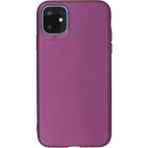 HappyCase iPhone 11 Kılıf Yumuşak Silikon Kılıf - Mürdüm
