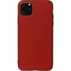 HappyCase iPhone 11 Pro Max Kılıf Yumuşak Silikon Kılıf - Bordo