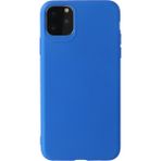 HappyCase iPhone 11 Pro Max Kılıf Yumuşak Silikon Kılıf - Mavi
