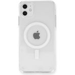 HappyCase iPhone 12 Kılıf Magneticsafe Şeffaf Silikon - Şeffaf