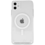 HappyCase iPhone 12 Mini Kılıf Magneticsafe Şeffaf Silikon - Şeffaf