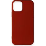 HappyCase iPhone 12 Pro Kılıf Yumuşak Silikon Kılıf - Bordo