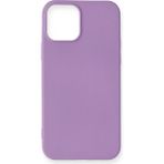 HappyCase iPhone 12 Pro Kılıf Yumuşak Silikon Kılıf - Lila