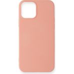 HappyCase iPhone 12 Pro Kılıf Yumuşak Silikon Kılıf - Pudra