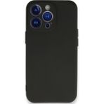 HappyCase iPhone 13 Pro Kılıf Yumuşak Silikon Kılıf - Siyah
