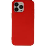 HappyCase iPhone 15 Pro Kılıf Yumuşak Silikon Kılıf - Kırmızı