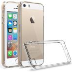 Happycase iPhone 5 Kılıf Lüx Şeffaf Silikon - Şeffaf