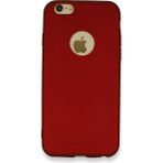 HappyCase iPhone 6 Kılıf Yumuşak Silikon Kılıf - Bordo