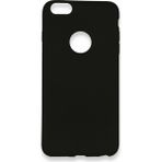 HappyCase iPhone 6 Plus Kılıf Yumuşak Silikon Kılıf - Siyah