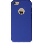 HappyCase iPhone 7 Kılıf Yumuşak Silikon Kılıf - Lacivert