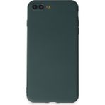 HappyCase iPhone 7 Plus Kılıf Yumuşak Silikon Kılıf - Koyu Yeşil