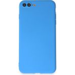 HappyCase iPhone 7 Plus Kılıf Yumuşak Silikon Kılıf - Mavi