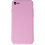 HappyCase iPhone 8 Kılıf Yumuşak Silikon Kılıf - Açık Mor