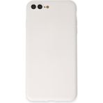 HappyCase iPhone 8 Plus Kılıf Yumuşak Silikon Kılıf - Beyaz