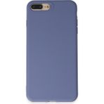 HappyCase iPhone 8 Plus Kılıf Yumuşak Silikon Kılıf - Gri