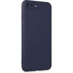 HappyCase iPhone 8 Plus Kılıf Yumuşak Silikon Kılıf - Lacivert