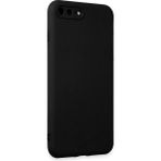HappyCase iPhone 8 Plus Kılıf Yumuşak Silikon Kılıf - Siyah