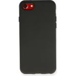 HappyCase iPhone Se 2020 Kılıf Yumuşak Silikon Kılıf - Siyah