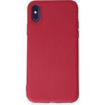 HappyCase iPhone x Kılıf Yumuşak Silikon Kılıf - Fuşya