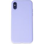 HappyCase iPhone x Kılıf Yumuşak Silikon Kılıf - Lila