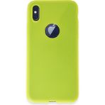 HappyCase iPhone x Kılıf Yumuşak Silikon Kılıf - Parlak Sarı