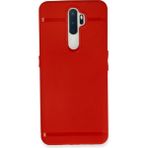 Happycase Oppo A9 2020 Kılıf First Silikon - Kırmızı