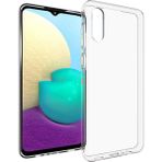 Happycase Samsung Galaxy A02 Kılıf Lüx Şeffaf Silikon
