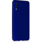 HappyCase Samsung Galaxy A02 Kılıf Yumuşak Silikon Kılıf - Lacivert