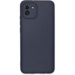 HappyCase Samsung Galaxy A03 Kılıf Yumuşak Silikon Kılıf - Lacivert