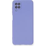 HappyCase Samsung Galaxy A12 Kılıf Yumuşak Silikon Kılıf - Lila
