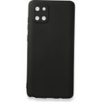 HappyCase Samsung Galaxy A81 / Note 10 Lite Kılıf Yumuşak Silikon Kılıf - Siyah