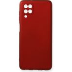 HappyCase Samsung Galaxy M12 Kılıf Yumuşak Silikon Kılıf - Bordo