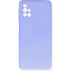 HappyCase Samsung Galaxy M51 Kılıf Yumuşak Silikon Kılıf - Lila