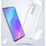 Happycase Xiaomi Mi 9t Kılıf Lüx Şeffaf Silikon - Şeffaf