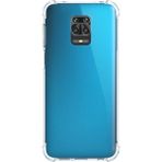 HappyCase Xiaomi Redmi Note 9 Pro Kapak Köşe Korumalı Airbag Antishock Silikon Kılıf - Şeffaf