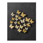 Happyland Pasta Üzeri Süs Gold Kelebek Süsler Pasta Süslemesi Pasta Yapımı Dekor Süsü 21'li